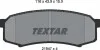 Колодки гальмівні (задні) Toyota Land Cruiser/Lexus GX 02- (Sumitomo) UA63 TEXTAR 2194701 (фото 5)