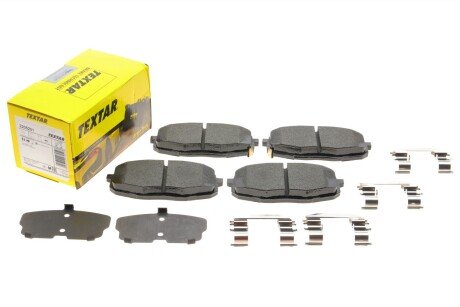 Колодки гальмівні (передні) Hyundai Elantra/ i30 08- /Kia Cerato II 09-/Soul II/III 17- (Mando) Q UA63 TEXTAR 2205201