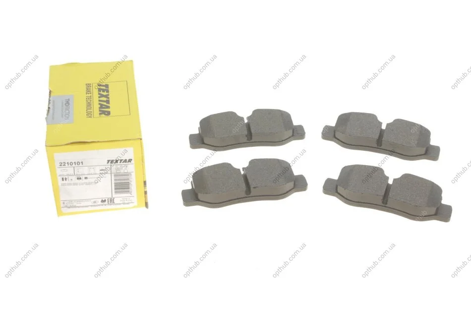 Колодки гальмівні (задні) MB Vito (W447) 14- (Brembo) Q+ UA63 TEXTAR 2210101 (фото 1)