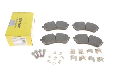 Колодки гальмівні (передні/задні) VW Crafter/MAN TGE 2.0TDI 16- (CBI) Q+ (163.6x67x21.1) UA63 TEXTAR 2214701