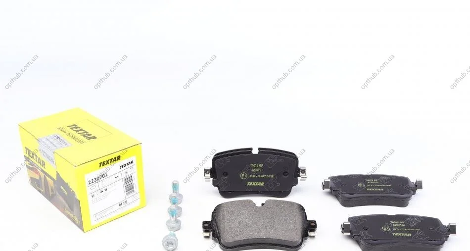 Колодки гальмівні (задні) Audi A6/A7/A8/Q7/Q8/VW Touareg 16- (Trw) Q+ UA63 TEXTAR 2230701 (фото 1)