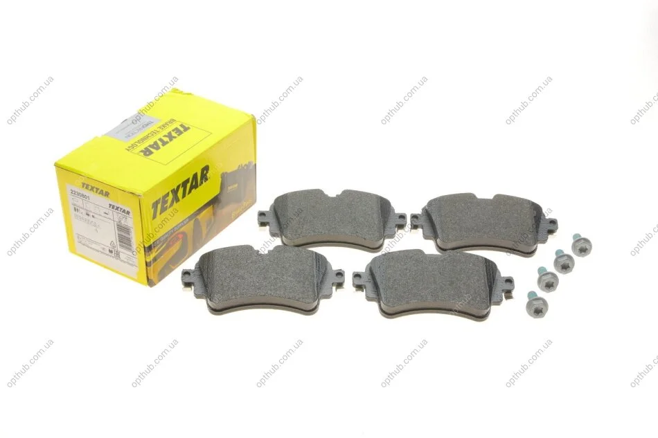 Колодки гальмівні (задні) Audi A4/A5/Q5/Q7 2.0 TFSI/TDI/3.0 TDI 15- (TRW) Q+ UA63 TEXTAR 2230801 (фото 1)