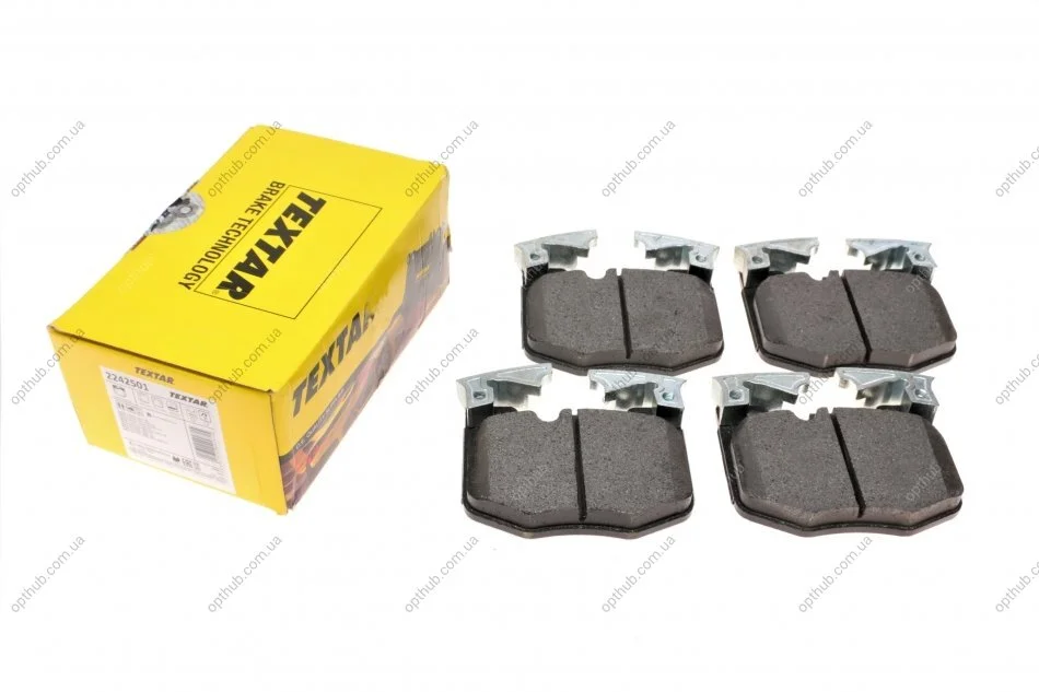 Колодки гальмівні (передні) BMW 3 (G20) 18-/5 (G30/F90)/7 (G11/G12) 15- (Brembo) (opt-om) TEXTAR 2242501 (фото 1)