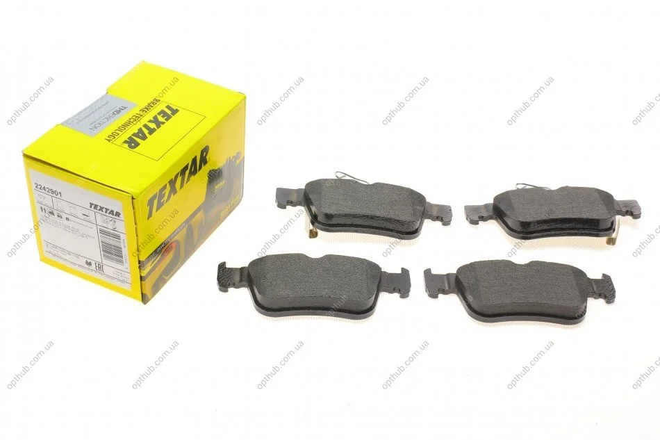 Колодки гальмівні (задні) Honda Civic X 1.0-2.0 16- (Teves) Q+ UA63 TEXTAR 2242901 (фото 1)