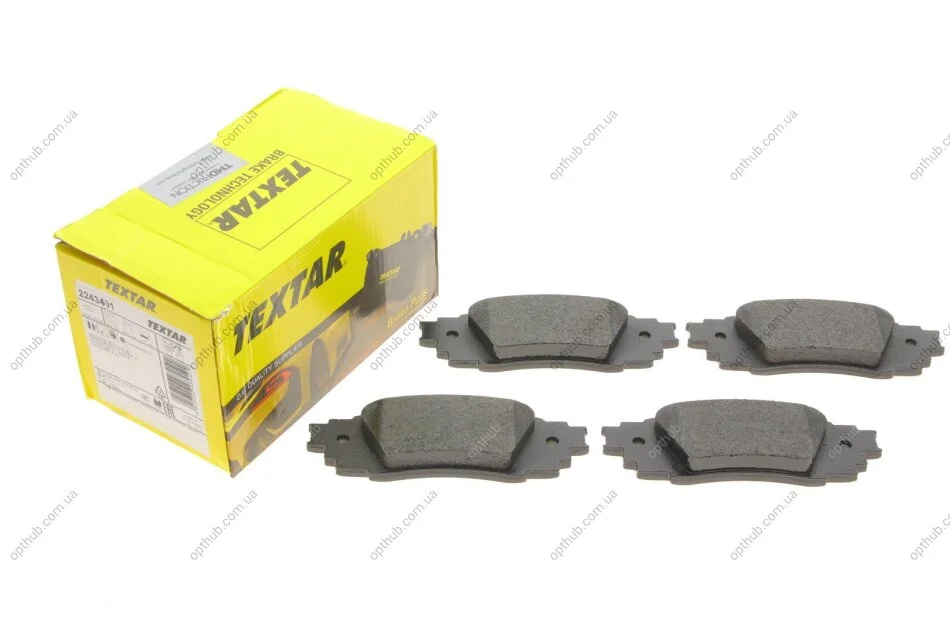 Колодки гальмівні (задні) Toyota Camry 17-/Rav4 18-/Lexus ES VII 18-/RX 15- (Akebono) UA63 TEXTAR 2243401 (фото 1)