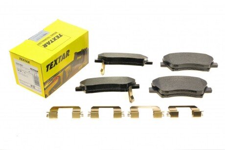 Колодки гальмівні (передні) Hyundai Elantra 05- (Mando) (з датчиком) Q+ UA63 TEXTAR 2251801