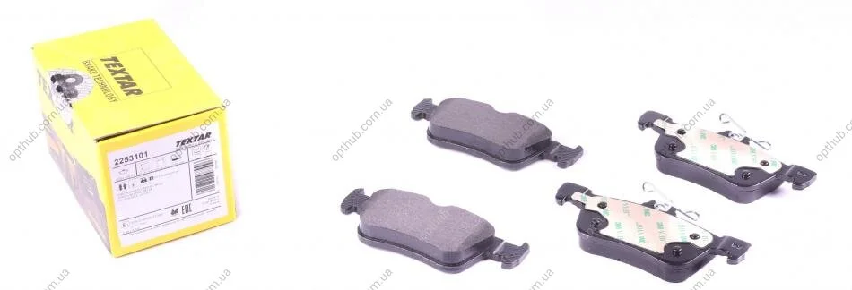 Колодки гальмивни (задни) Ford Mondeo 12- /Galaxy/S-Max 15-/ Kuga 19- (Teves) Q+ UA63 TEXTAR 2253101 (фото 1)