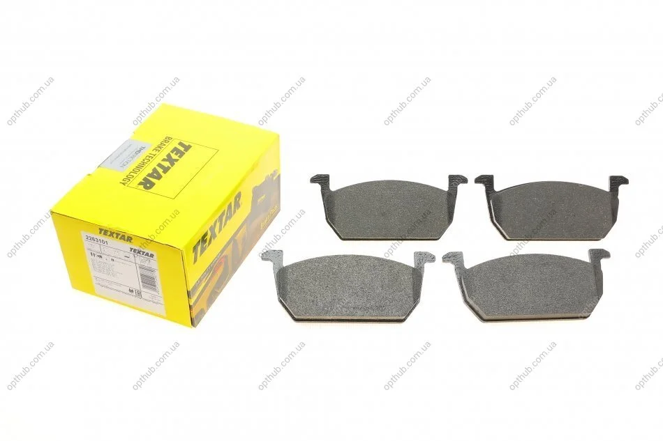 Колодки гальмівні (передні) Audi A1 18-/Seat Leon 12-/Ibiza/VW Polo 17- (Mando) Q+ UA63 TEXTAR 2263101 (фото 1)