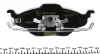 Комплект гальмівних колодок передн, CHEVROLET ASTRA, CORSA OPEL ASTRA G, ASTRA G CLASSIC 1.2-2.0D 08.94-12.11 TEXTAR 2306302 (фото 4)