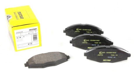 Колодки гальмівні (передні) Daewoo Lanos /Matiz 97- (Akebono) UA63 TEXTAR 2324102