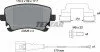 Колодки гальмівні (задні) VW T5 (Lucas) Q+ (з датчиком) UA63 TEXTAR 2332602 (фото 2)