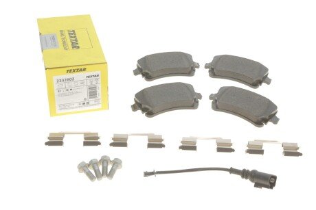 Колодки гальмівні (задні) VW T5 (Lucas) Q+ (з датчиком) UA63 TEXTAR 2332602