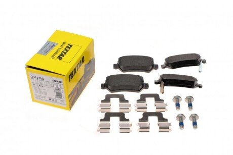 Колодки гальмівні (задні) Opel Astra G/H/ Combo 01- /Kia Venga (Lucas) UA63 TEXTAR 2341703