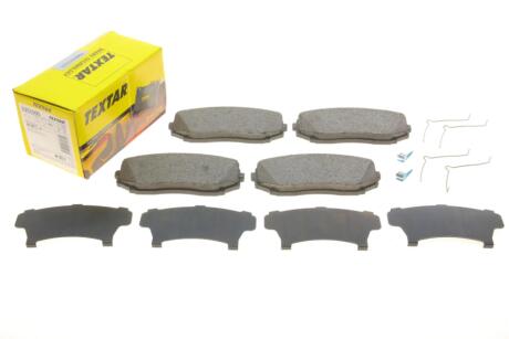 Колодки гальмівні (передні) Mitsubishi Eclipse/Outlander 12- (Advics) (opt-om) TEXTAR 2351505