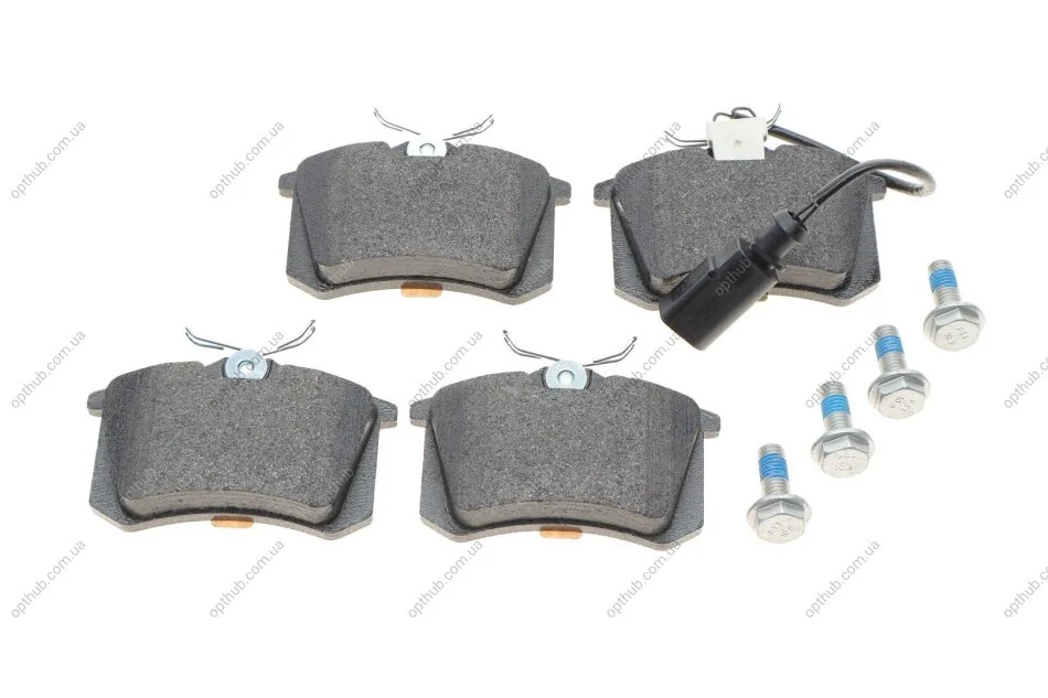 Колодки гальмівні (задні) VW Sharan 95-10/Ford Galaxy 95-06 (87x53x17.2) (Lucas) (з датчиком) UA63 TEXTAR 2355403 (фото 1)