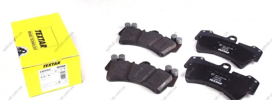 Колодки гальмивни (передни) Audi Q7/Porsche Cayenne/ VW Touareg 3.0-6.0 02- (Brembo) UA63 TEXTAR 2369302 (фото 1)
