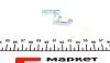 Колодки гальмівні (передні) Lexus RX 03- (Akebono) (140.8x59.3) UA63 TEXTAR 2373401 (фото 2)