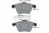 Колодки гальмівні (передні) Audi A4/A6/A8 02-11 (Ate-Teves) (з датчиками/ L=252mm) Q+ (opt-om) TEXTAR 2376302 (фото 1)