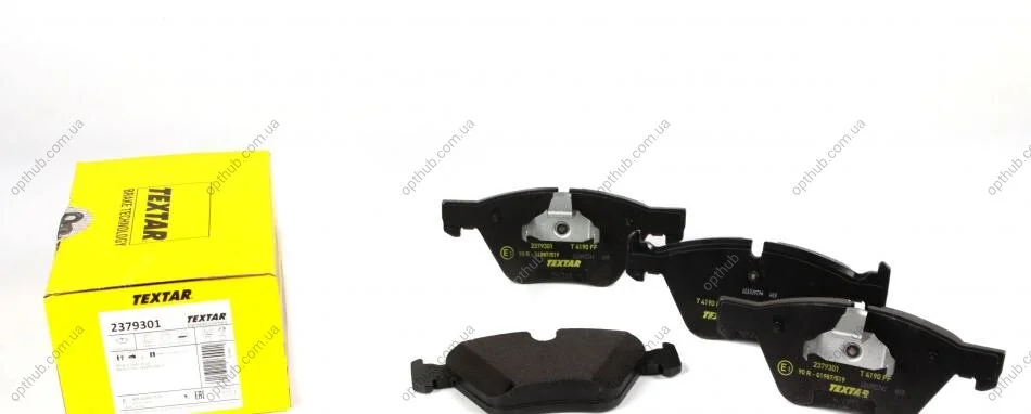 Колодки гальмівні (передні) BMW 5 (E60/E61) 03-10 (Teves) Q+ UA63 TEXTAR 2379301 (фото 1)