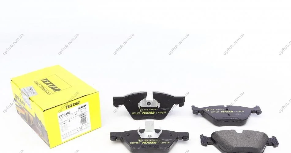 Колодки гальмівні (передні) BMW 3 (E90-93) 04-/ X1 (E84) 09- (Ate-Teves) Q+ UA63 TEXTAR 2379401 (фото 1)