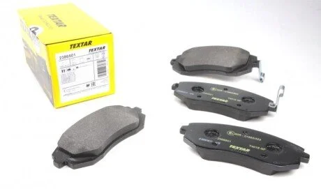 Колодки гальмівні (передні) Subaru Forester/Legacy 02-09 (Tokico) UA63 TEXTAR 2386501