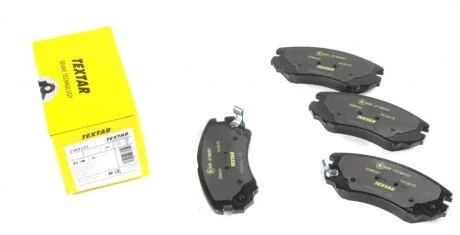 Колодки гальмівні (передні) Hyundai Sonata/Tucson/Kia Sportage 01- (Mando) Q+ UA63 TEXTAR 2389101