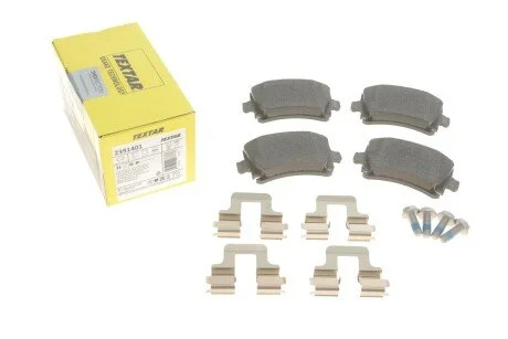 Колодки гальмівні (задні) VW Caddy 03- (Lucas) Q+ UA63 TEXTAR 2391401