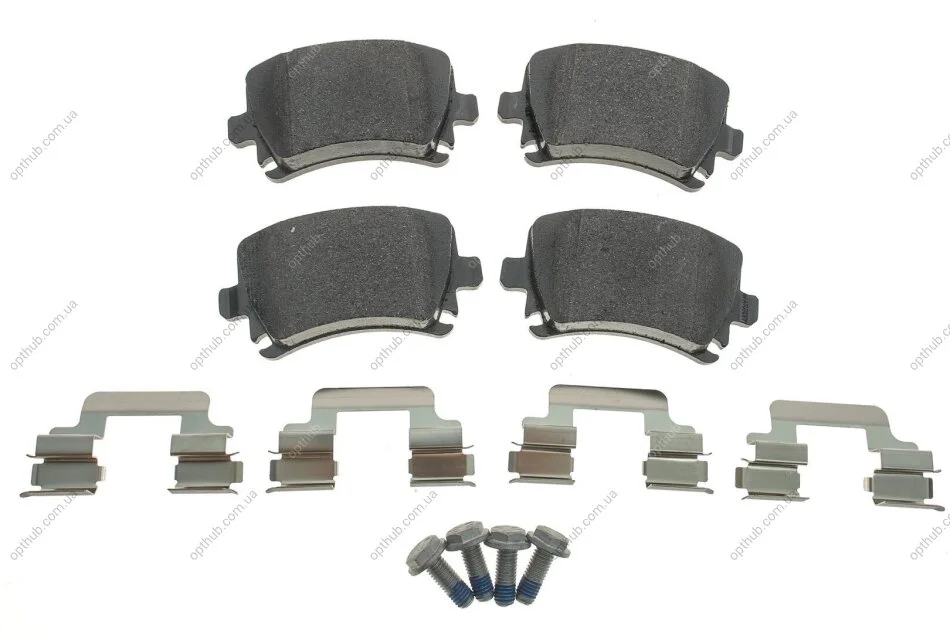 Колодки гальмівні (задні) VW Caddy 03- (Lucas) Q+ UA63 TEXTAR 2391402 (фото 1)