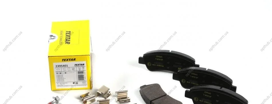 Колодки гальмивни (передни) Citroen Berlingo 03- (Bosch) Q+ UA63 TEXTAR 2395401 (фото 1)