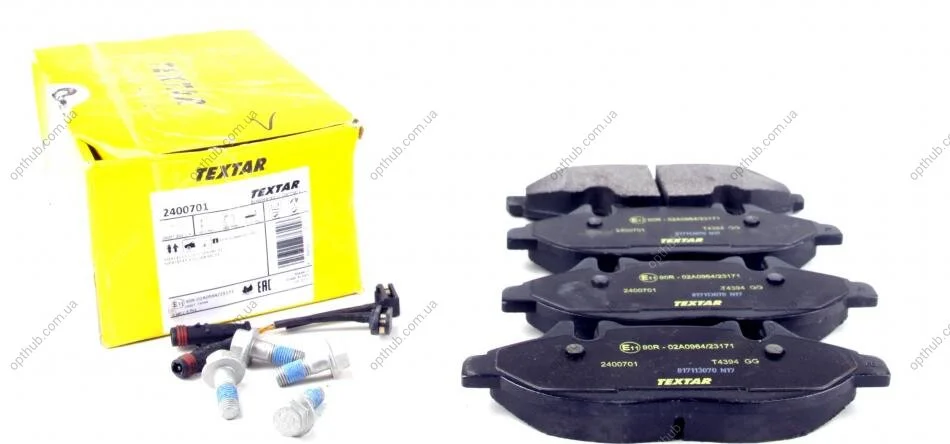 Колодки тормозные (передний) MB Vito (W639) 03- (Bosch) Q+ (с датчиками) UA63 TEXTAR 2400701 (фото 1)