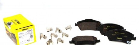 Колодки гальмівні (передні) Toyota Auris/Corolla 06- (Bosch) Q+ UA63 TEXTAR 2412201