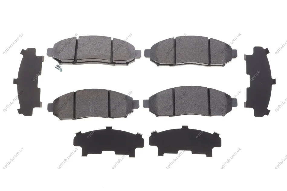 Колодки гальмівні (передні) Nissan Partfinder 04-10/NP300 04-13 (163.7x53.8x16.5) UA63 TEXTAR 2422701 (фото 1)