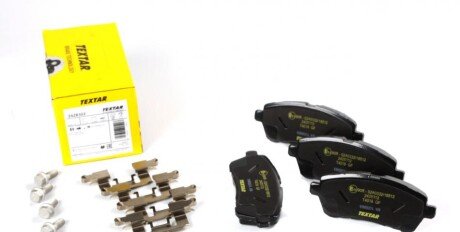 Колодки гальмівні (передні) Ford Fiesta 08- (Lucas) UA63 TEXTAR 2428302