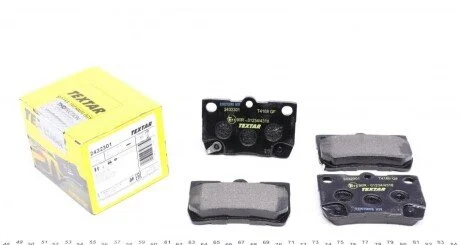 Колодки гальмівні (задні) Lexus GS/IS II/IS C 05- UA63 TEXTAR 2432301