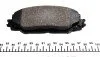 Колодки гальмівні (передні) Toyota RAV4 III 06-/Auris 07- (Akebono) UA63 TEXTAR 2433601 (фото 4)