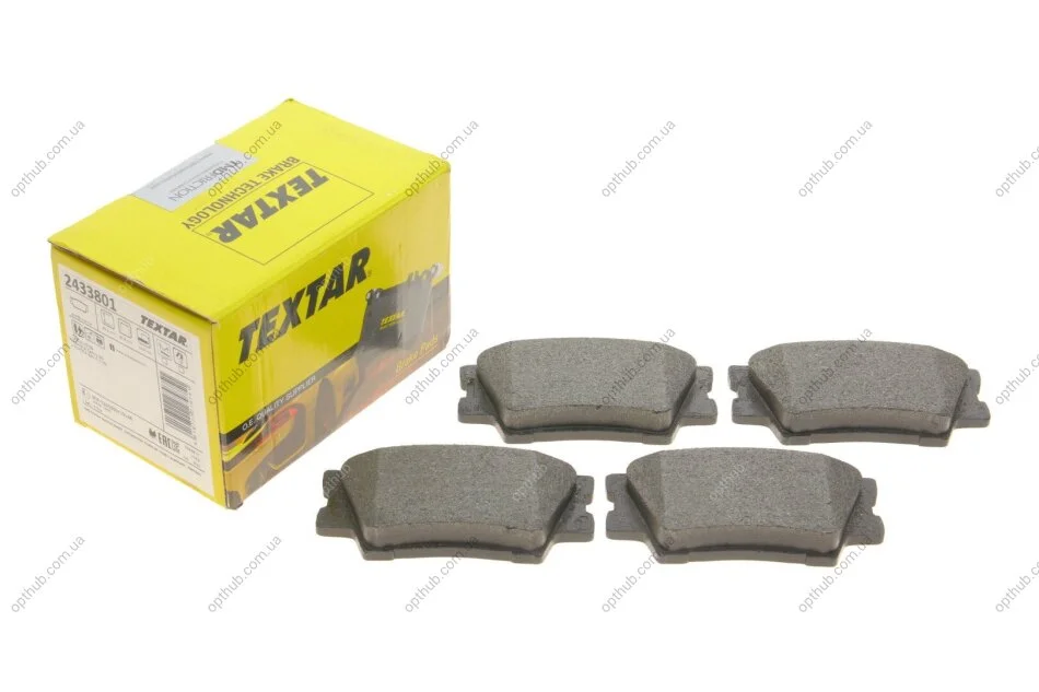Колодки гальмівні (задні) Toyota Camry/Rav4/Lexus ES 06- (Akebono) UA63 TEXTAR 2433801 (фото 1)