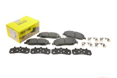 Колодки гальмівні (передні) Hyundai Santa Fe/Kia Sorento 00- (Mando) UA63 TEXTAR 2435101