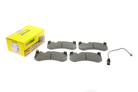 Колодки гальмівні (передні) Audi A6 08-18/A7 13-18 (Brembo) (з датчиком) UA63 TEXTAR 2445501