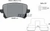 Колодки гальмівні (задні) Audi A6/VW Passat/CC 1.8TSI/2.0TDI 10- (Lucas) Q+ UA63 TEXTAR 2448301 (фото 2)