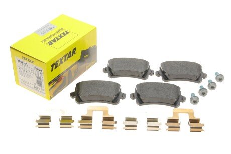 Колодки гальмівні (задні) Audi A6/VW Passat/CC 1.8TSI/2.0TDI 10- (Lucas) Q+ UA63 TEXTAR 2448301