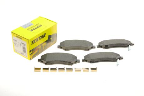 Колодки гальмівні (передні) Chrysler Grand Voyager V 07-/Dodge Caravan 08- (Bosch) Q+ UA63 TEXTAR 2460402