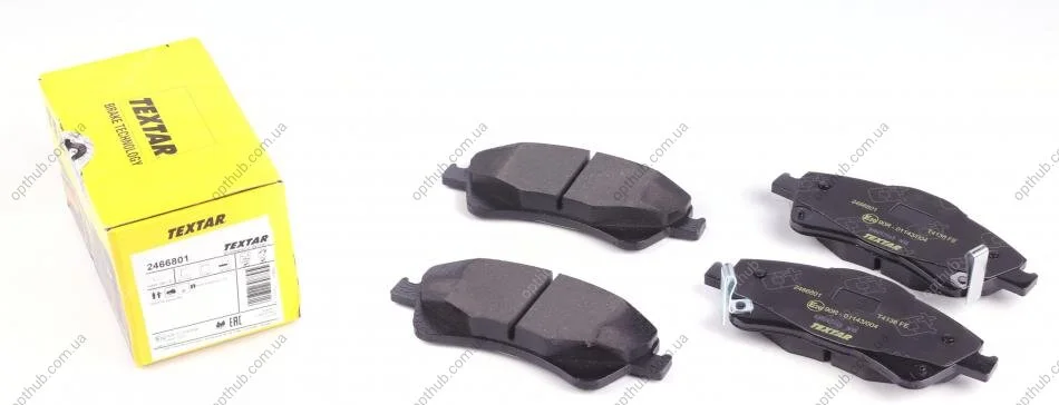Колодки гальмівні (передні) Toyota Avensis 1.6-2.0 D-4D 08- (Bosch) Q+ UA63 TEXTAR 2466801 (фото 1)
