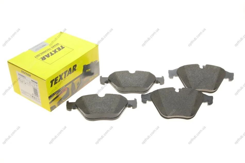 Колодки гальмівні (передні) BMW 5 (F10,F11)/6 (F06,F12,F13) 09- (Teves) Q+ UA63 TEXTAR 2468801 (фото 1)