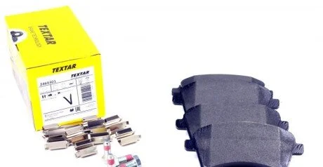 Колодки гальмивни (передни) Renault Kangoo 08- (TRW) Q+ UA63 TEXTAR 2469301
