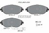 Колодки гальмівні (передні) Audi A3/Skoda Octavia III/VW Passat/Golf 13- (TRW) Q+ (з датчиком) UA63 TEXTAR 2473803 (фото 2)