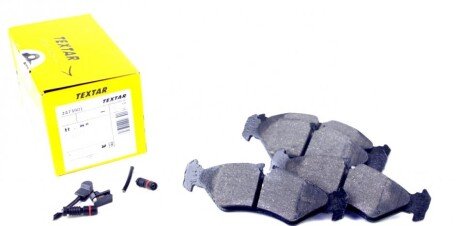 Колодки гальмівні (задні) MB Sprinter 208-316 96- (Teves) (мала) Q+ (з датчиками) UA63 TEXTAR 2473901