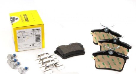 Колодки гальмівні (задні) Citroen Berlingo 08- (Lucas) UA63 TEXTAR 2476501