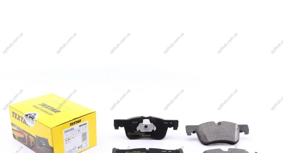 Колодки гальмивни (передни) BMW 1 (F20/F21)/2 (F22) 10- (Teves) Q+ UA63 TEXTAR 2501401 (фото 1)
