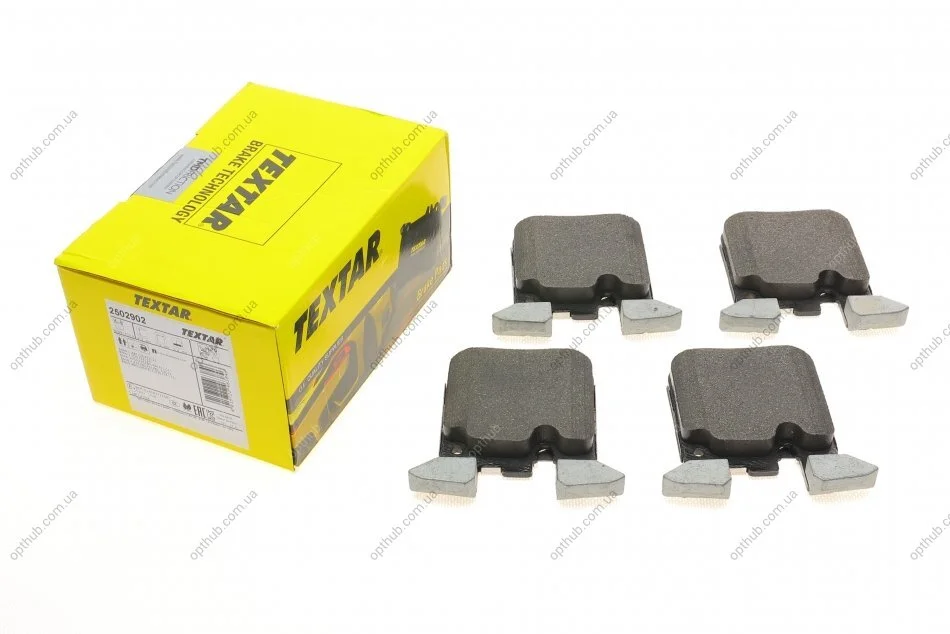 Колодки гальмівні (задні) BMW 1 (F20/F21)/ 3 (F30/F31/F34) 11- (Brembo) Q+ (opt-om) TEXTAR 2502902 (фото 1)