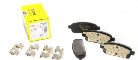 Колодки гальмівні (задні) Opel Astra J 09 - R16 (TRW) Q+ UA63 TEXTAR 2509602